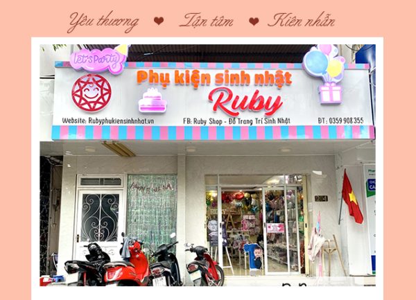 Top 10 Cửa hàng bán đồ phụ kiện trang trí sinh nhật Đà Nẵng